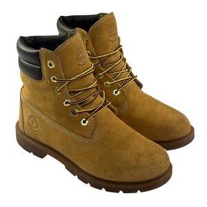 Timberland Classic 6" Premium Boots Womens 7 Wheat Nubuck Waterproof Work Casual